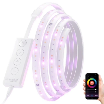 Nanoleaf - LED strip m. RGBW-farver dæmpbar ESSENTIALS 2700-6500K Wi-Fi 2m