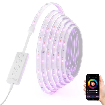 Nanoleaf - LED strip m. RGBW-farver dæmpbar ESSENTIALS 2700-6500K Wi-Fi 5m