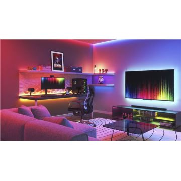 Nanoleaf - LED strip m. RGBW-farver dæmpbar ESSENTIALS 2700-6500K Wi-Fi 5m