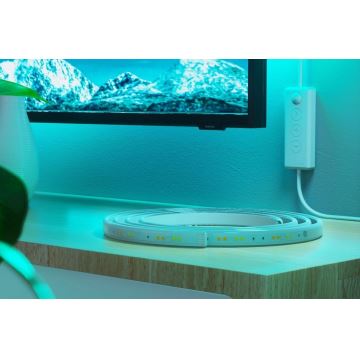 Nanoleaf - LED-strip m. RGB-farver forlængelsesdel dæmpbar 1 m LED/23W/230V