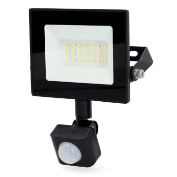 LED projektør med sensor LED/20W/230V 4000K IP44