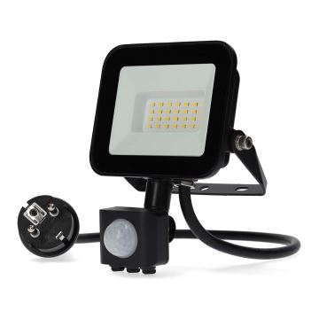 LED projektør med sensor LED/20W/230V 4000K IP44