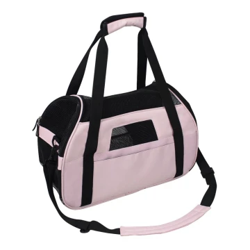 Nobleza - Transporttaske til hund og kat 43 cm pink