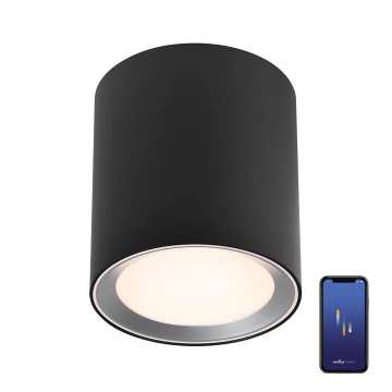 Nordlux - LED Dæmpbar badeværelse spotlampe LANDON SMART LED/8W/230V 2700-6500K IP44 sort