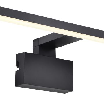 Nordlux - LED spejllampe til badeværelse MARLEE LED/8,9W/230V IP44 sort