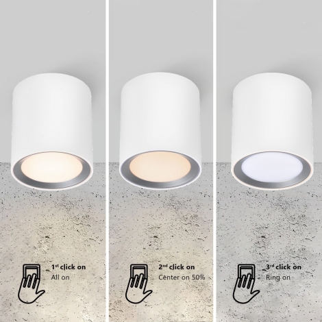 Nordlux - LED spotlampe til badeværelse LANDON LED/6,5W/230V IP44 hvid
