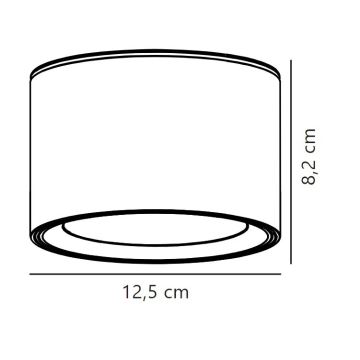 Nordlux - LED spotlampe til badeværelse LANDON LED/6,5W/230V IP44 hvid