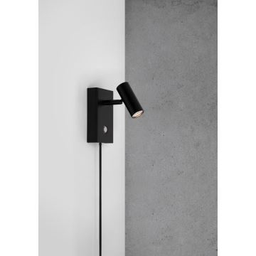 Nordlux - LED vægspot dæmpbar OMARI LED/3,2W/230V sort