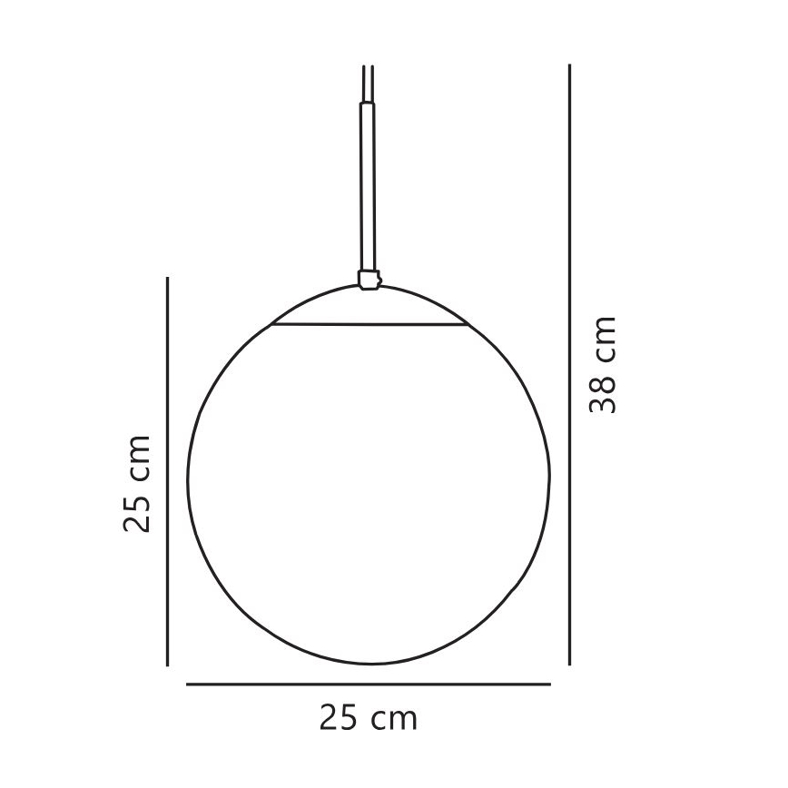 Nordlux - Pendel CAFE 1xE27/25W/230V diameter 25 cm