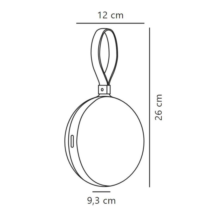 Nordlux - Udendørs LED lampe dæmpbar BRING TO-GO LED/1W/5V IP54 grøn