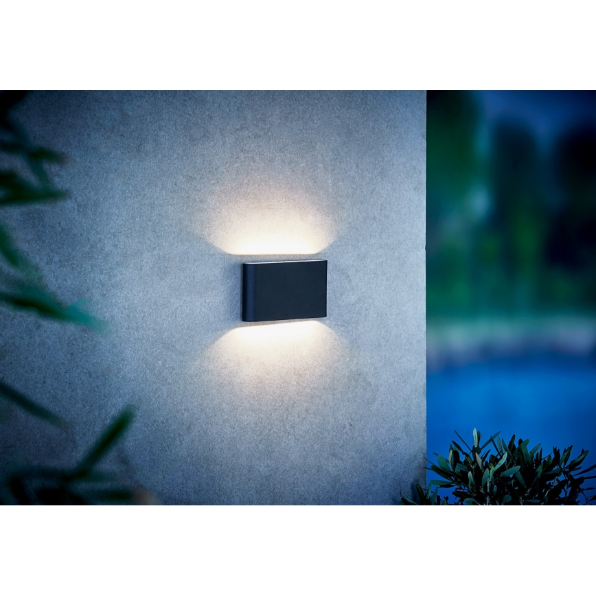Nordlux - Udendørs LED væglampe KINVER LED/8,5W/230V IP54 sort