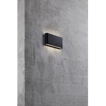 Nordlux - Udendørs LED væglampe KINVER LED/8,5W/230V IP54 sort