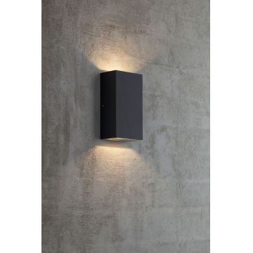 Nordlux - Udendørs LED væglampe ROLD LED/10,5W/230V IP54 sort