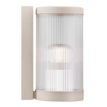 Nordlux - Udendørs væglampe COUPAR 1xE27/25W/230V IP54 beige