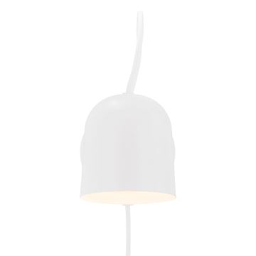 Nordlux - Vægspot med USB port ANGLE 1xGU10/25W/230V hvid