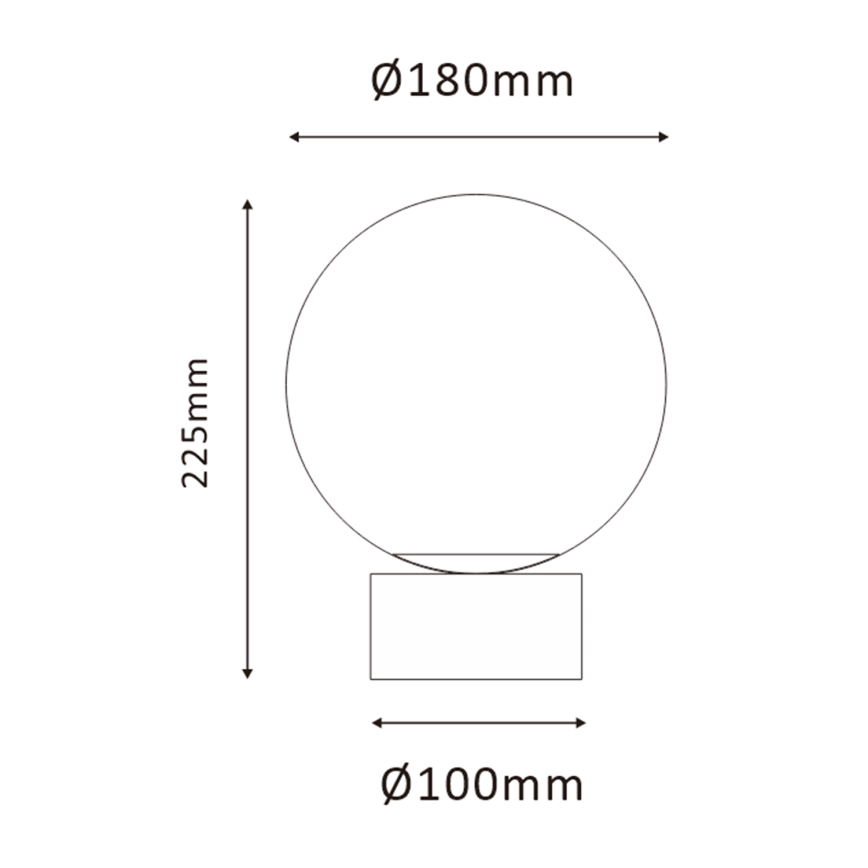 ONLI - Bordlampe JANET 1xE14/6W/230V diameter 20 cm