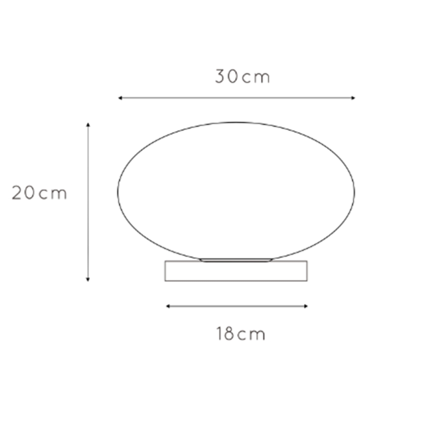 ONLI - Bordlampe JANET 1xE27/6W/230V diameter 30 cm