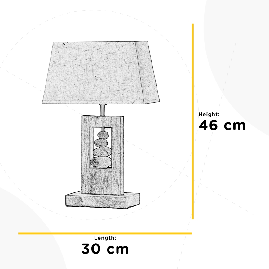 ONLI - Bordlampe MIRIEL 1xE27/22W/230V