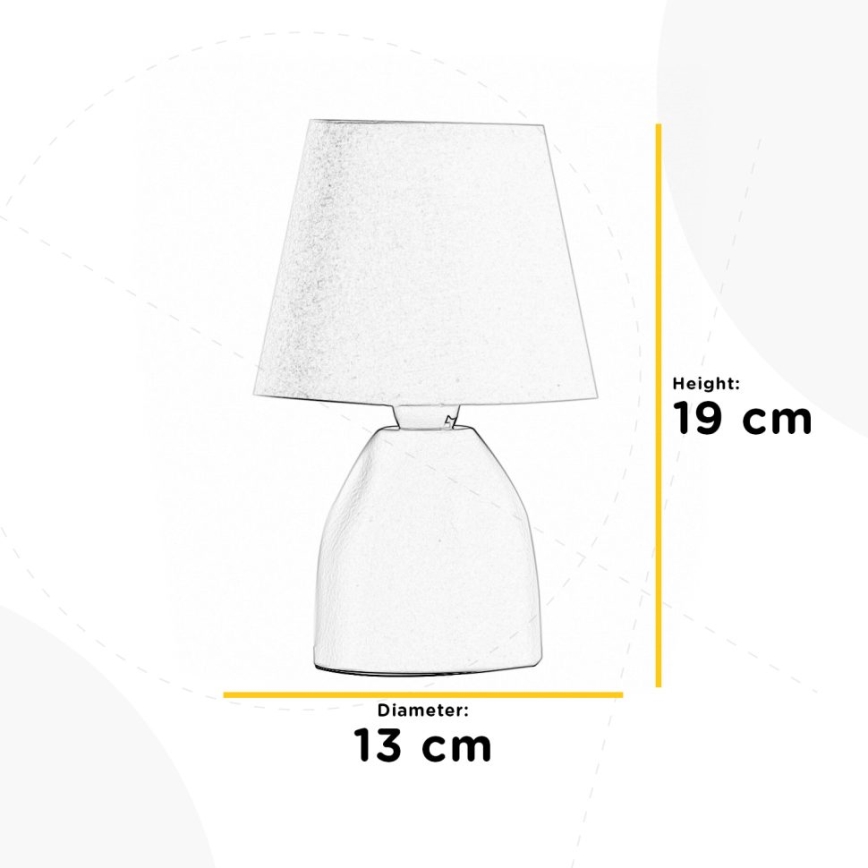 ONLI - Bordlampe NANO 1xE14/6W/230V brun 19 cm