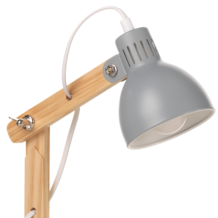 ONLI - Bordlampe NORA 1xE14/6W/230V grå