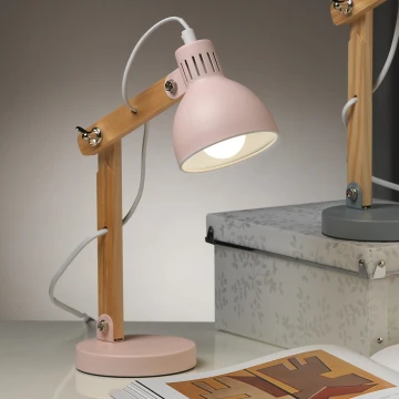 ONLI - Bordlampe NORA 1xE14/6W/230V lyserød