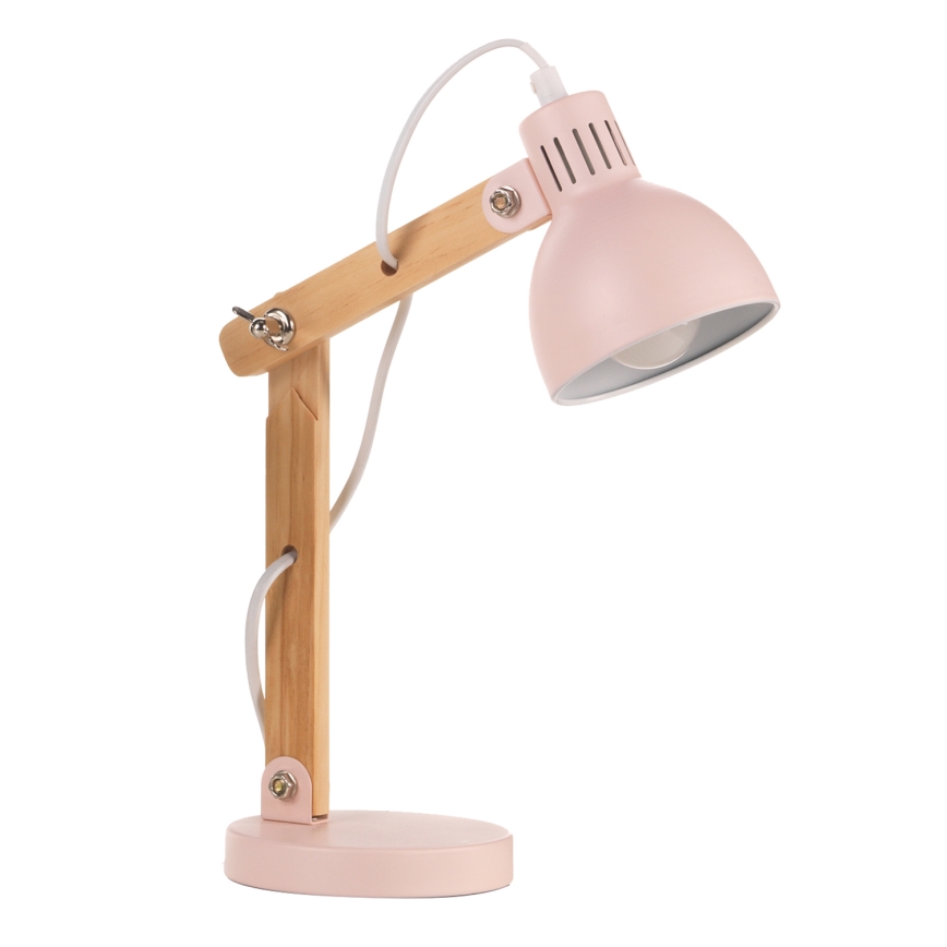 ONLI - Bordlampe NORA 1xE14/6W/230V lyserød