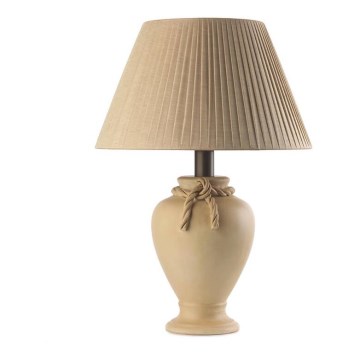 ONLI - Bordlampe TRECCIA 1xE27/22W/230V 65 cm beige