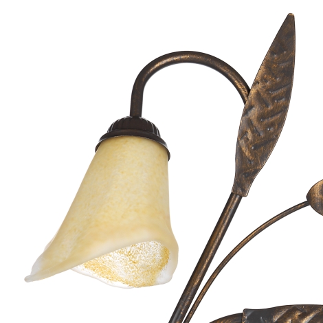ONLI - Væglampe ALGA 2xE14/6W/230V bronze