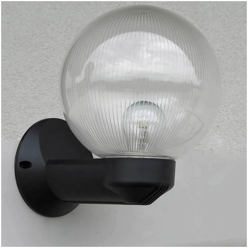 Udendørs væglampe NADIR 1xE27/15W/230V IP44 transparent