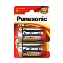 Panasonic LR20 PPG - 2stk alkaline batteri C Pro Power 1,5V
