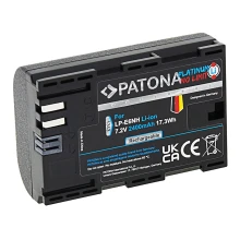 PATONA - Batteri Aku Canon LP-E6NH 2400mAh Li-ion Platinum EOS R5/R6