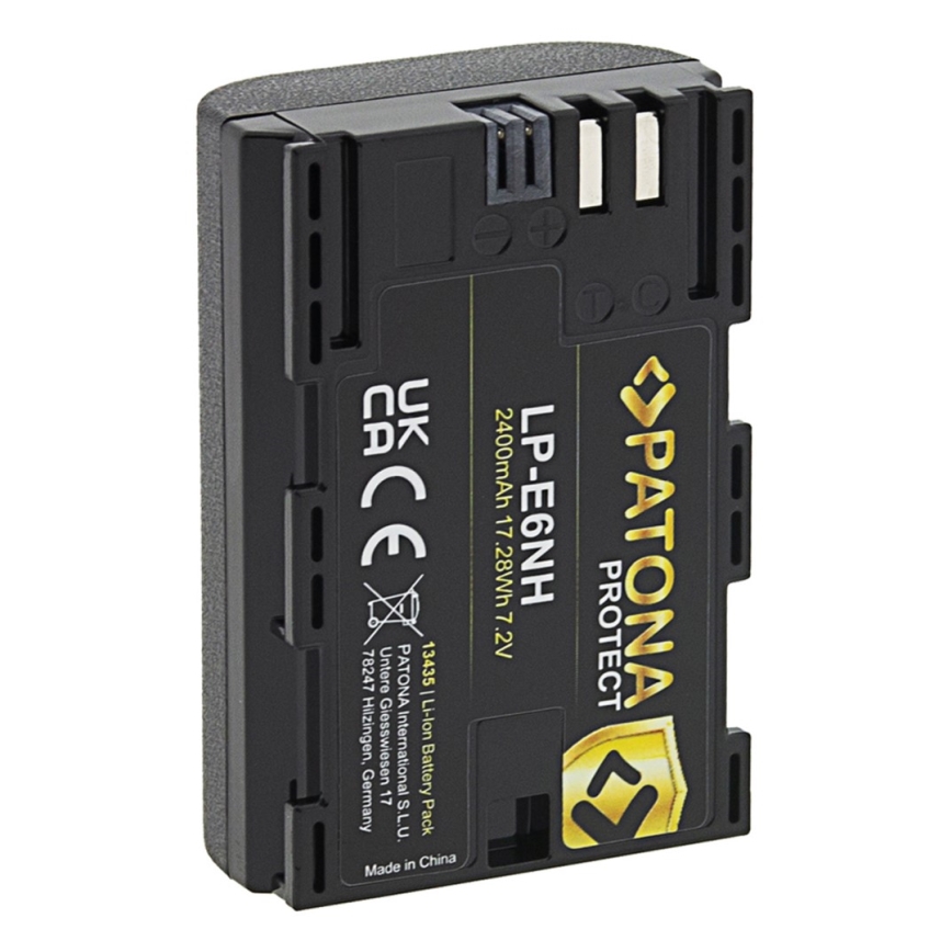 PATONA - Batteri Canon LP-E6NH 2400mAh Li-ion Protect EOS R5/R6