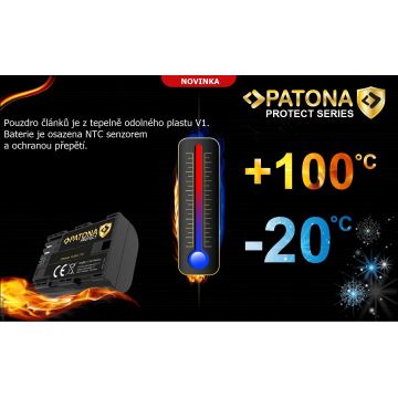 PATONA - Batteri Canon LP-E6NH 2400mAh Li-ion Protect EOS R5/R6