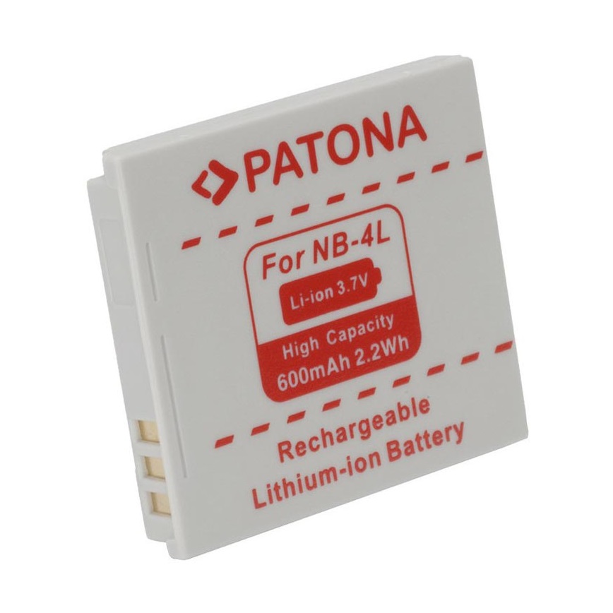 PATONA - Batteri Canon NB-4L 600mAh Li-Ion