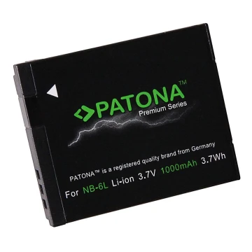 PATONA - Batteri Canon NB-6L 1000mAh Li-Ion Premium