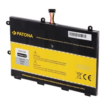 PATONA - Batteri Lenovo Thinkpad Yoga 11e serie 4400 mAh Li-ion 7,4V 45N1750