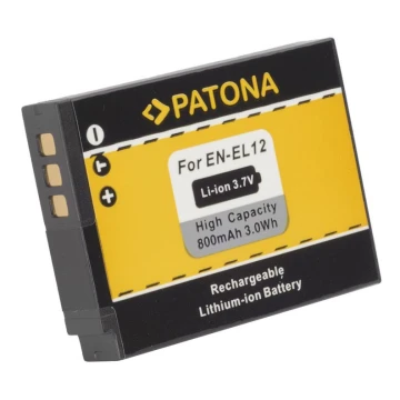 PATONA - Batteri Nikon ENEL12 800mAh Li-Ion