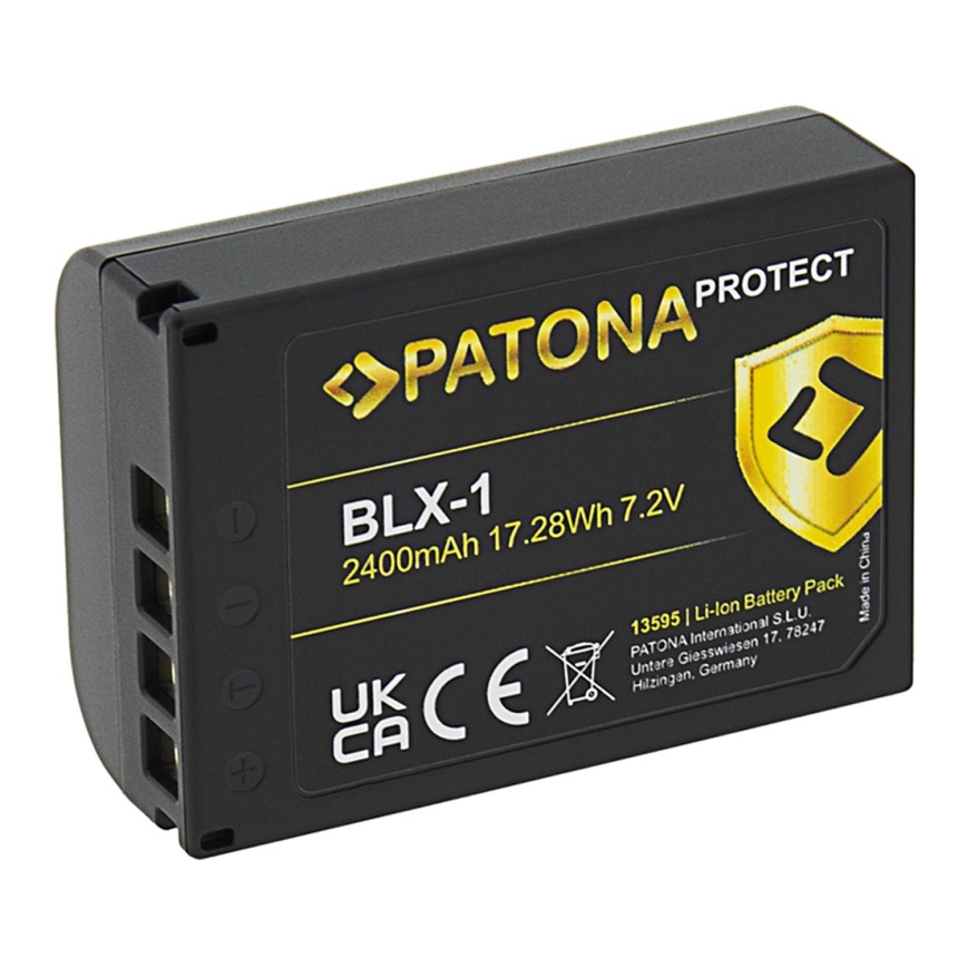 PATONA - Batteri Olympus BLX-1 2400 mAh Li-ion Protect OM-1