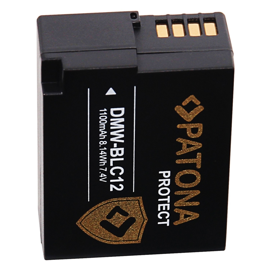 PATONA - Batteri Panasonic DMW-BLC12 E 1100mAh Li-ion Protect