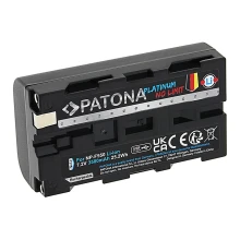PATONA - Batteri Sony NP-F550/F330/F570 3500 mAh Li-ion Platinum USB-C-opladning