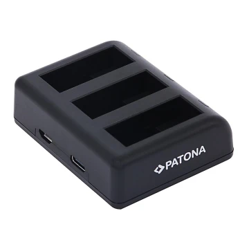 PATONA - Oplader Triple GoPro Hero 9 AHDBT901