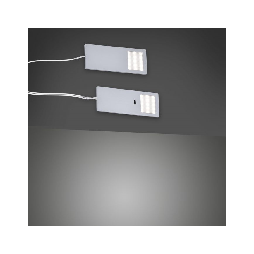 Paul Neuhaus 1121-95-2 - 2x LED møbellampe med sensor HELENA LED/2W/230V