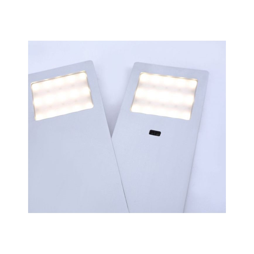 Paul Neuhaus 1121-95-2 - 2x LED møbellampe med sensor HELENA LED/2W/230V