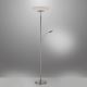 Paul Neuhaus 655-55 - LED gulvlampe dæmpbar ALFRED 1xLED/28W+1xLED/4W/230V krom