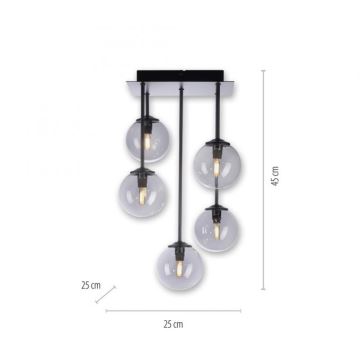 Paul Neuhaus 6719-18 - LED pendel WIDOW 5xG9/3W/230V