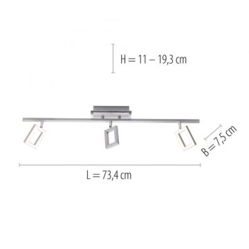 Paul Neuhaus 6959-55 - LED spotlampe INIGO 3xLED/4,2W/230V