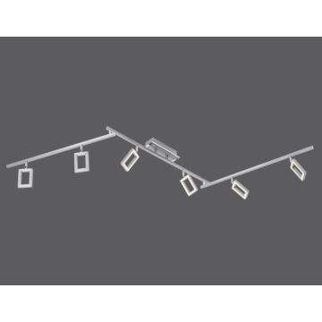 Paul Neuhaus 6965-55 - LED spotlampe dæmpbar INIGO 6xLED/4W/230V