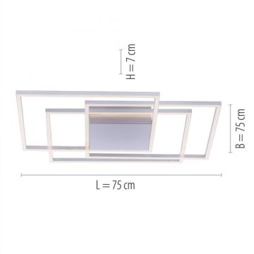 Paul Neuhaus 8256-55 - LED lysdæmper loftslampe INIGO 3xLED/16W/230V