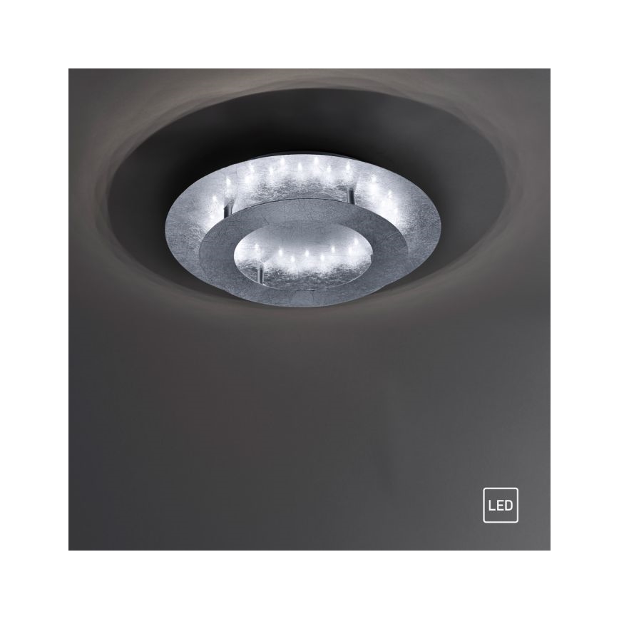Paul Neuhaus 9620-21 - LED loftlampe NEVIS LED/18W/230V sølvfarvet