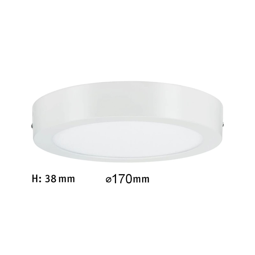Paulmann 70641 - LED/11W Loftlampe LUNAR 230V diameter 17 cm hvid
